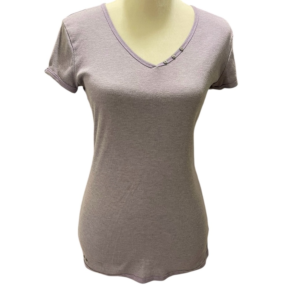Converse One Star V-Neck Ribbed Top